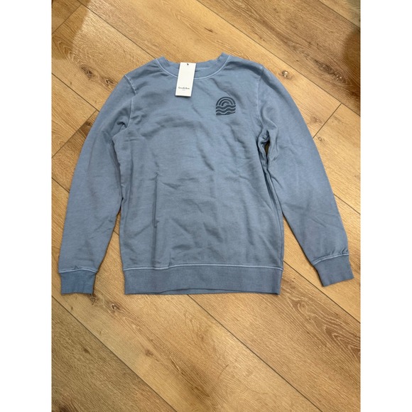 Goodfellow & Co Sweaters - Goodfellow & Co Blue Crewneck Sweatshirt Wave Graphic Pullover Small NWT